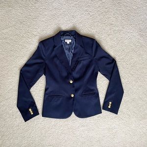 Navy Blazer with Gold Buttons